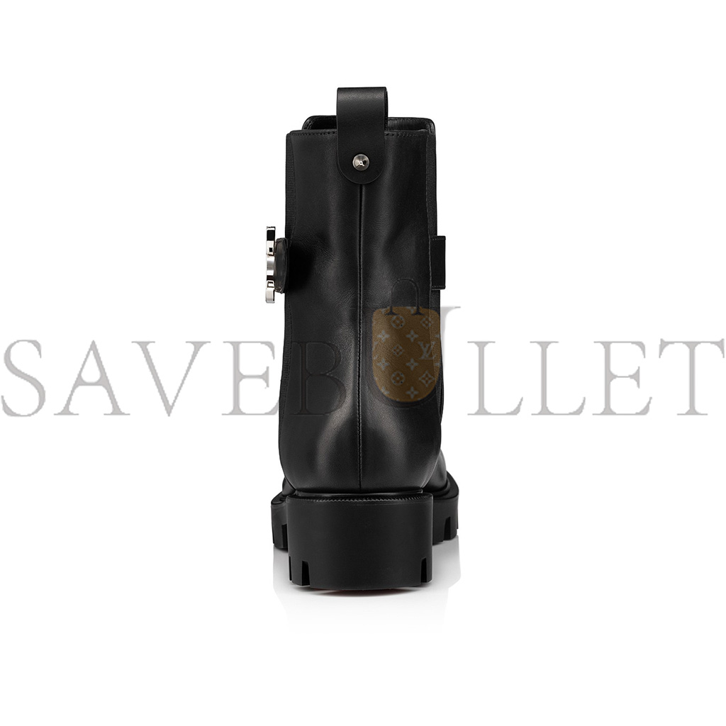 CHRISTIAN CL CHELSEA BOOTY LUGLOW BOOTS CALF LEATHER BLACK 1230304BK01 CHRISTIAN CL CHELSEA BOOTY LUGLOW BOOTS CALF LEATHER BLACK 1230304BK01